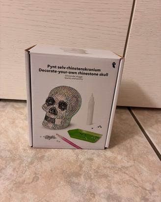 Kit Fai-da-Te Teschio Strass Halloween - Sigillato