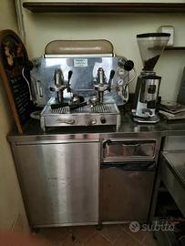 blocco 3 pezzi macchina caffè 