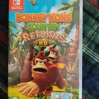 Gioco Nintendo switch 1 e 2 donkey Kong country re
