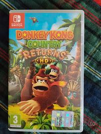 Gioco Nintendo switch 1 e 2 donkey Kong country re