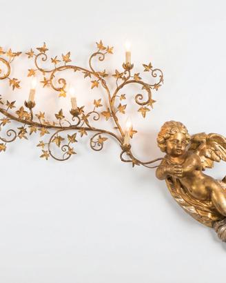 Applique angelo ligneo 800 Grande lampada a parete