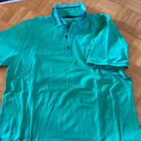 T shirt polo tru trussardi verde taglia 52