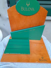 espositore vintage orologi Bulova 