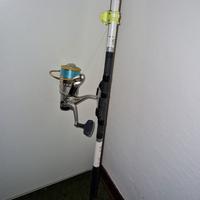 canna da pesca team daiwa 42ml con ryobi appl 3000