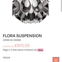 Lampadario “Flora” - NUOVO