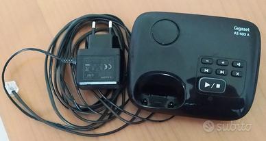 Gigaset Cordless AS 405 A con Segreteria - Nero