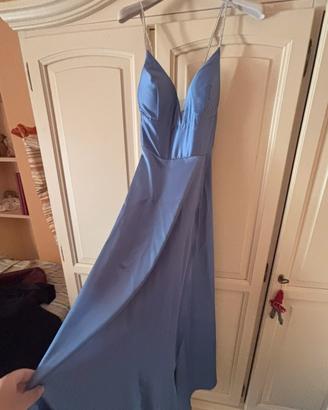 Abito matrimonio in raso carta da zucchero