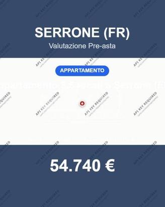 Immobile in asta di 168 m² a Serrone