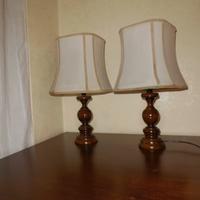 Lampade vintage in legno