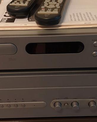 Ampli NAD C352 e  CD Player NAD C542