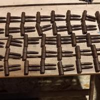 Cerniere anuba bronzate 50 pz