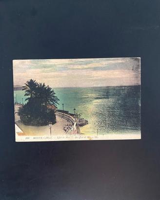 Cartolina Antica Monte-Carlo "Effet de Mer"