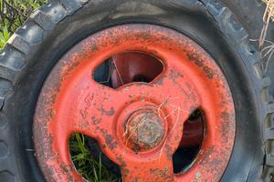 Ruote zavorrate per trattore virtage nuffield