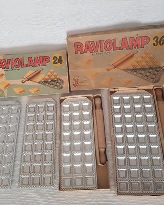 STAMPI PER RAVIOLI "RAVIOLAMP" VINTAGE 4 stampi