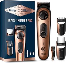 King C. Gillette Rasoio Elettrico Barba Uomo Pro