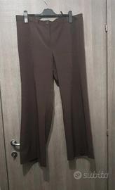 Pantalone tinta caffè 