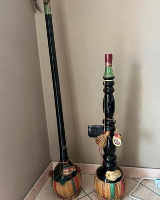 Fiaschetti di vino chianti per collezionisti