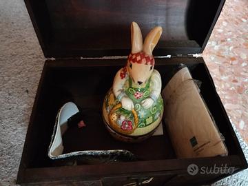 coniglio portagioie ceramica villeroy boch 