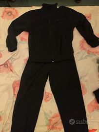 tuta in pile nera - taglia L-XL