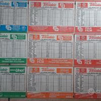 9 VECCHIE SCHEDINE TOTOCALCIO VINTAGE 1982 /83