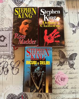 Lotto 3 libri Stephen King - Edizione rilegata