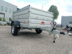 Carrello Rimorchio Auto Mono Asse Con Sovrasponde