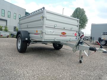 Carrello Rimorchio Auto Mono Asse Con Sovrasponde