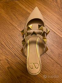 Valentino ballerina flat roman stud