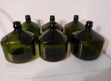 Damigiane quadrate vintage 