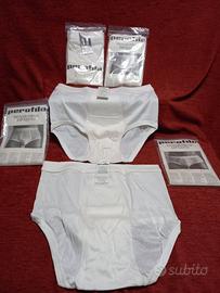 Slip intimo maschile colore bianco della Perofilo