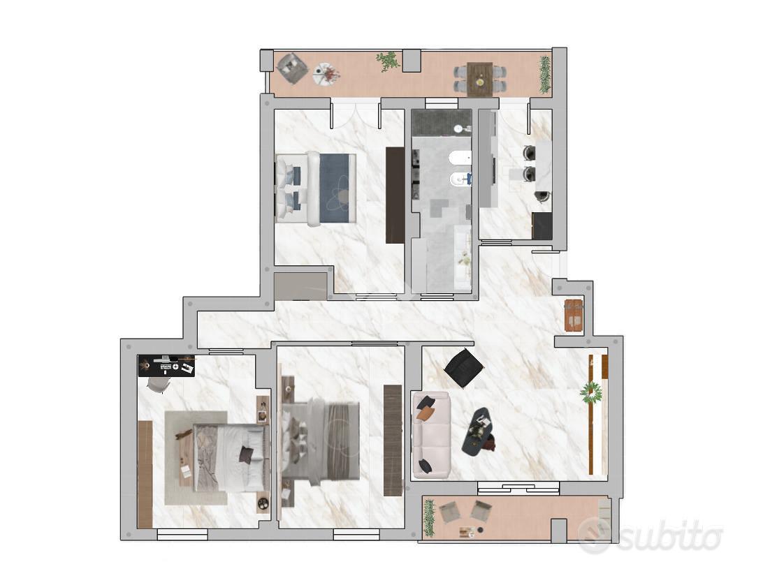 4 LOCALI A MILANO - Vista 2