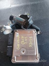 Centralina e blocchetto chiave chevrolet cruze 20g