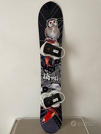 Snowboard libtech 161 cm con atachi union ultra