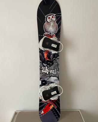 Snowboard libtech 161 cm con atachi union ultra