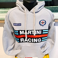 Felpa Con Capuccio Hoodie Sparco Martini Racing