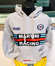 Felpa Con Capuccio Hoodie Sparco Martini Racing