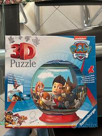 Puzzle 3D palla paw patrol