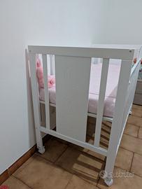 Lettino culla per bambini + materassino (nuovo)