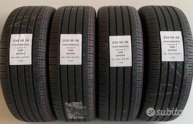 4 gomme 235 55 18 continental a1173