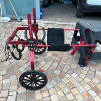 Carrellino ortopedico per cani di taglia grande 