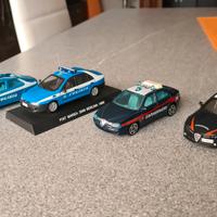 Modellini auto Polizia e Carabinieri