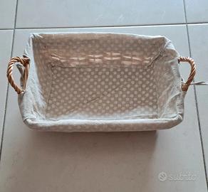 Cestini di vimini rettangolari 