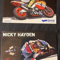 Cartoline di Valentino Rossi e Nicky Hayden