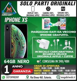 Iphone xs 64gb nero - totalmente originale