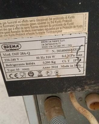 Macchina per ghiaccio