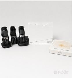 Modem TIM Smart + 3 Telefoni Gigaset con segreteri