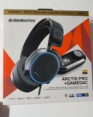 Cuffie Gaming steelseries ARCTIS PRO +GAMEDAC