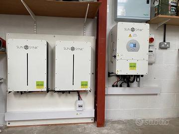 Kit 10kw fotovoltaico 6kw accumulo litio off grid