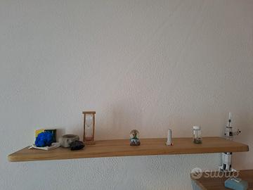 Mensole da parete in legno su misura