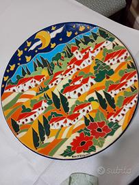 piatto ceramica Montepulciano